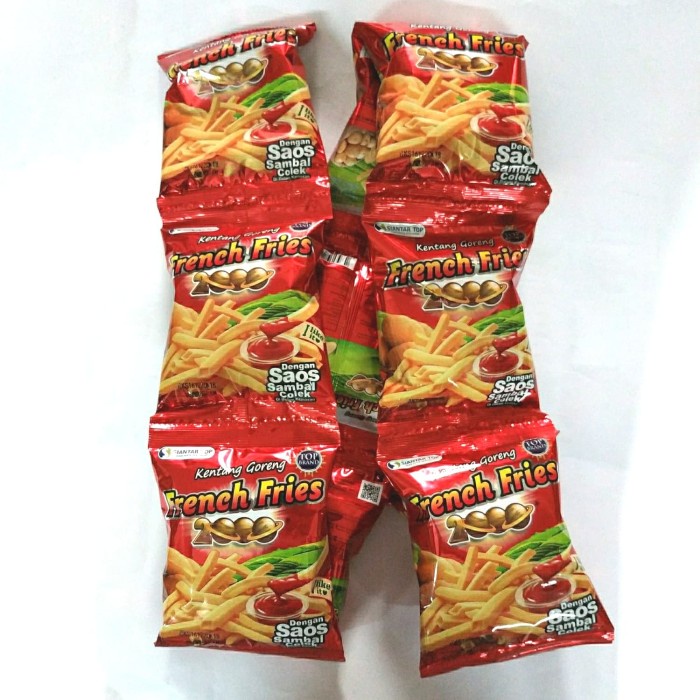 Instant-Camilan- Kentang Goreng French Fries 9 Gr. Isi 10 Bks. | Ciki Saos/Chiki Saos. -Camilan-