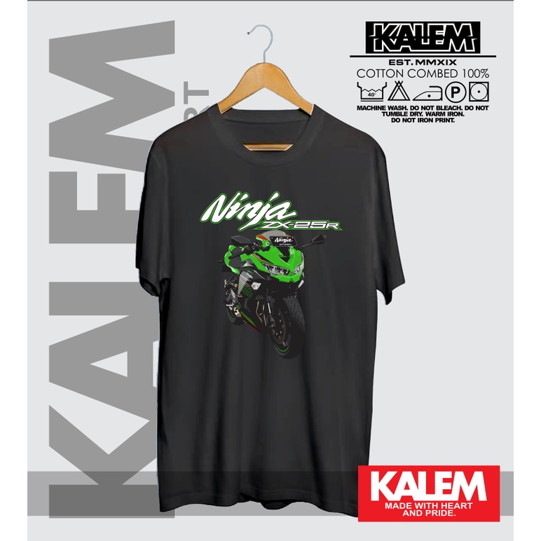 Kaos baju kawasaki ninja zx25r vector kaos otomotif - KALEM CLOTHING