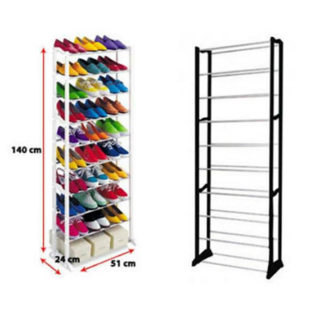 AMAZING SHOE RACK LEMARI SEPATU RAK SEPATU DAN HIJAB [BERAT 1KG] CL