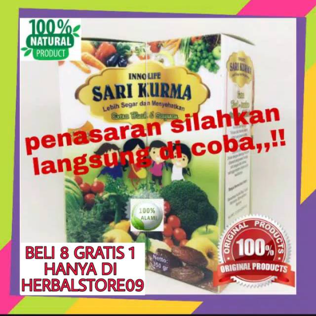 

sari kurma madu, madu sari kurma, sari madu kurma, innolife sari kurma plus buah dan sayuran