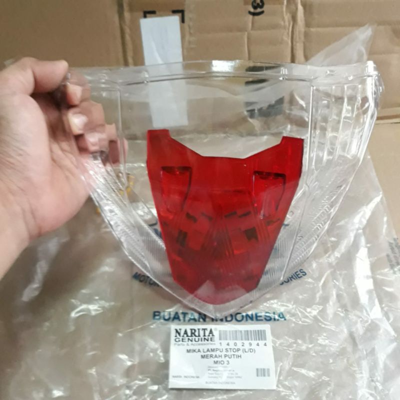 Mica Kaca Lampu Stop Belakang Mio M3 Mio Z Merah Putih