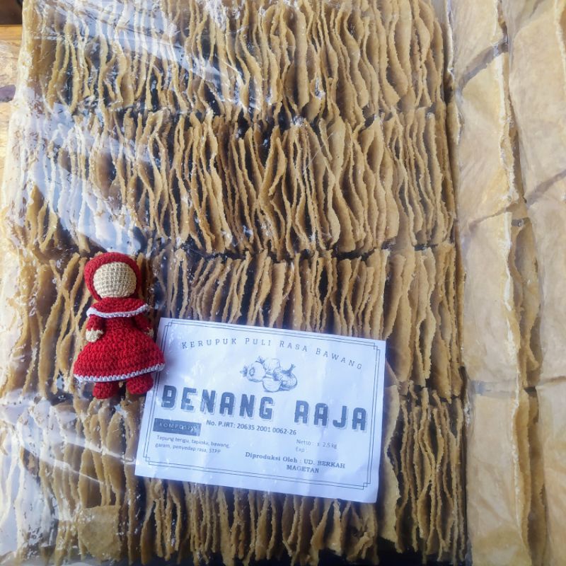 Jual Bal Kg Kerupuk Puli Rasa Bawang Krupuk Gendar Magetan