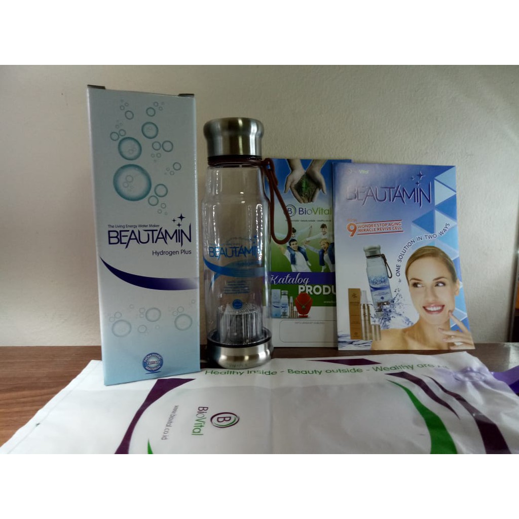 Cuci gudang Botol Minum Kesehatan Beautamin Hydrogen Plus dari Korea