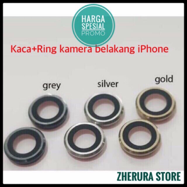 Kaca+Ring kamera belakang iphone 8