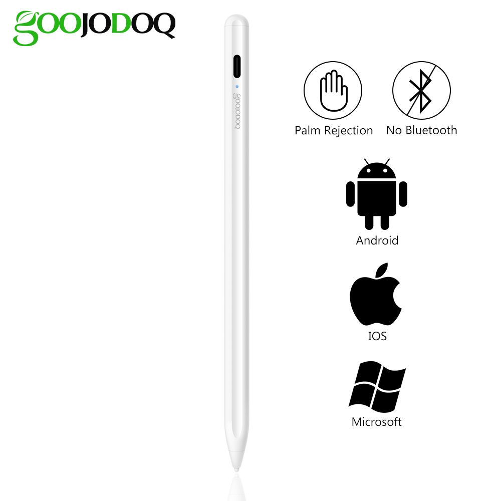 2-In-1 Universal & Palm Rejection Touch Stylus Pen for