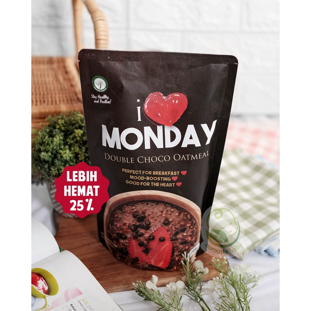 

I HEART MONDAY JUMBO - DOUBLE CHOCO OATMEAL 495GR