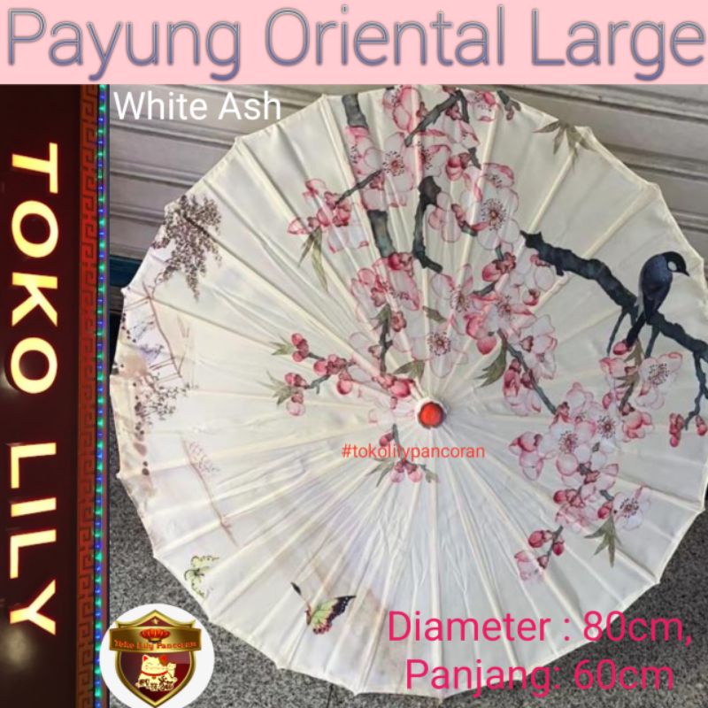 Payung Menari / Payung Oriental / Payung Geulis Model Terbaru Viral / Payung Cina Large