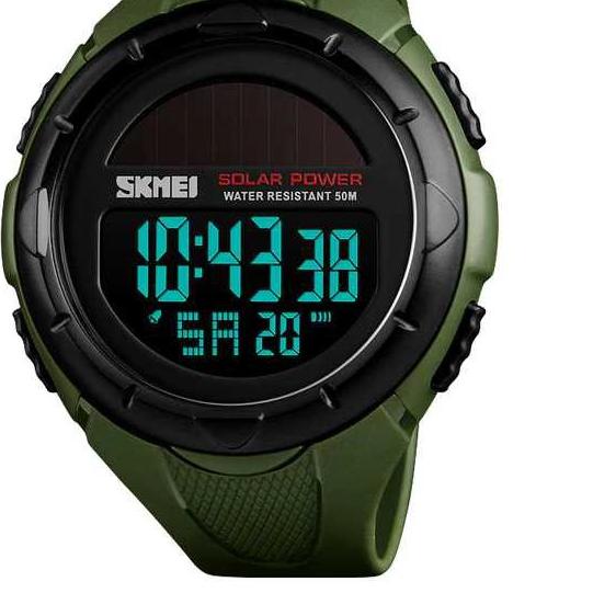 ❉ Jam Tangan Pria / SKMEI 1405 / Jam Tangan Digital Luminious / Jam Tangan LED Solar / SKMEI ♛