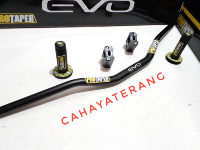 Paket Stang Protaper Original Evo LOW Handguard Busa Grip KLX BF CRF 150 BEAT STREET XRIDE NMAX PCX