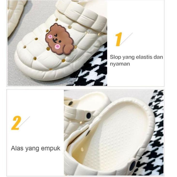 Kirim Langsung✫➵ 002-WL2 [WONDERLY] Sandal Crocs Wanita Jelly / Sendal Crocs Wanita Wonderly / Sanda