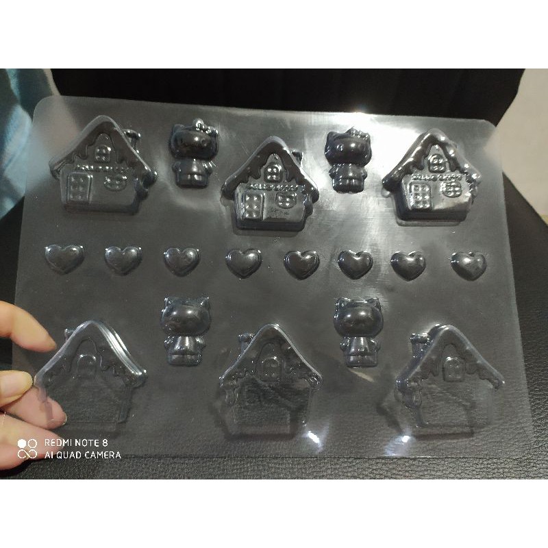 Cetakan coklat Mika agar jelly hello kitty