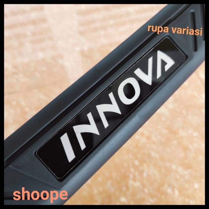 sill plate silplate belakang pintu bagasi toyota inova innova new 2009 sampai 2015 grand new innova barong 2010 2011 2012 2013 2014