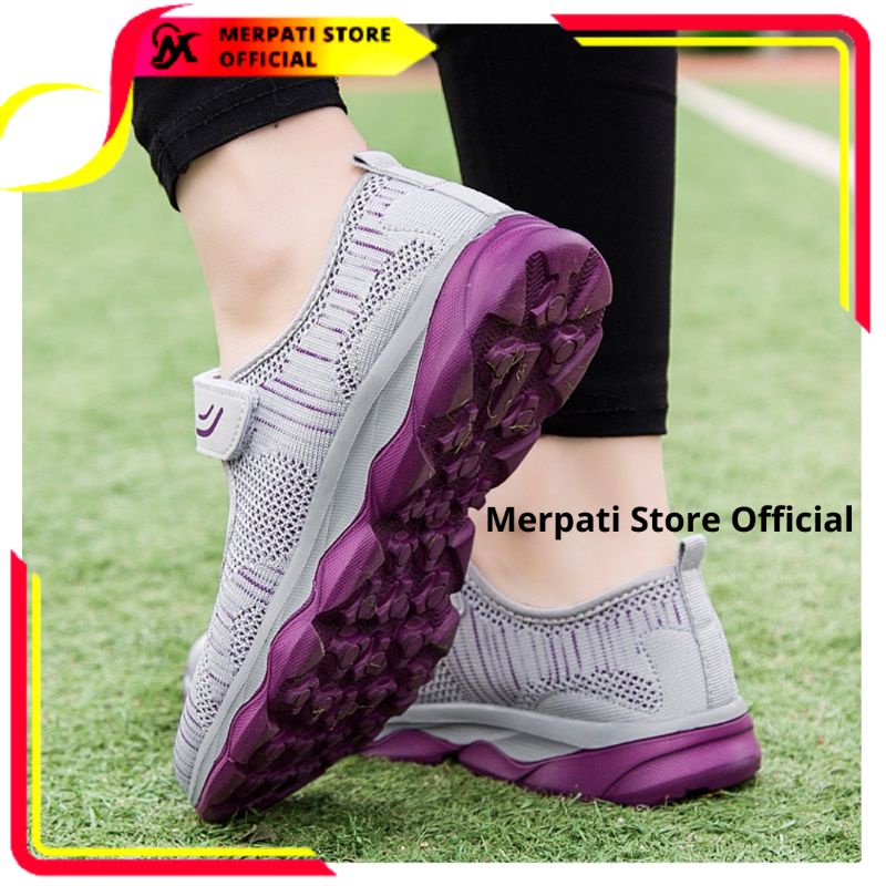 Merpati Store - Sepatu Flat Shoes Wanita Casual Slip On Wanita Terbaru Lembut Nyaman Olahraga Outdoor