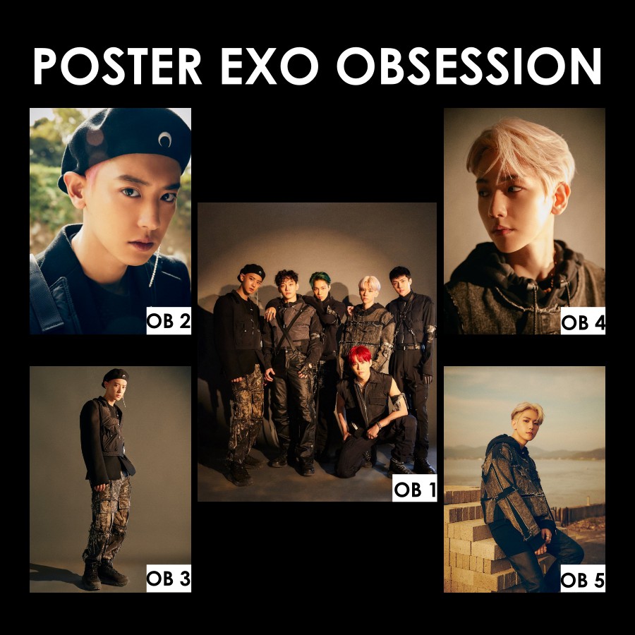Poster OBSESSION CHANYEOL SEHUN KAI KPOP