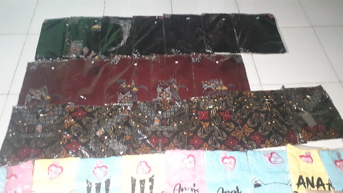 Couple Batik Tunik Modern Seragam Kerja Kantor Lengan Panjang Terbaru