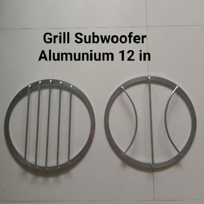 Tutup Grill Subwoofer Alumunium 12 in