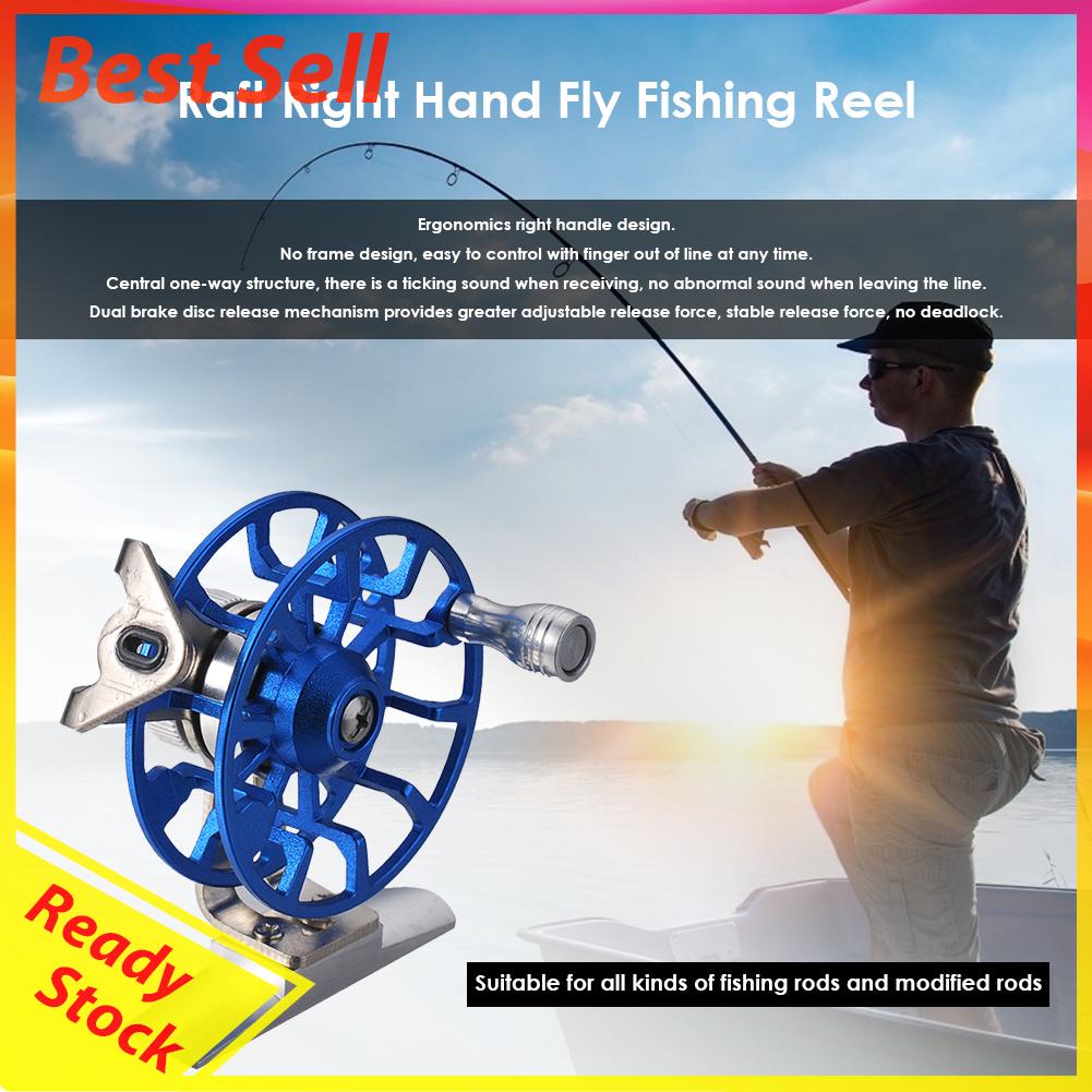 Reel Pancing Tangan Kanan Bahan Full Metal Untuk Fly Fishing Ice Smooth Rock