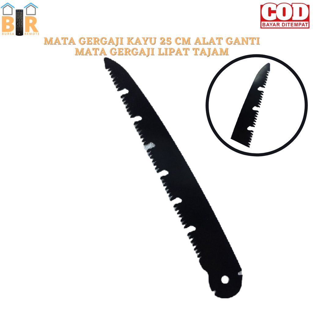 Mata Gergaji Kayu 25cm ALAT GANTI MATA GERGAJI LIPAT Tajam