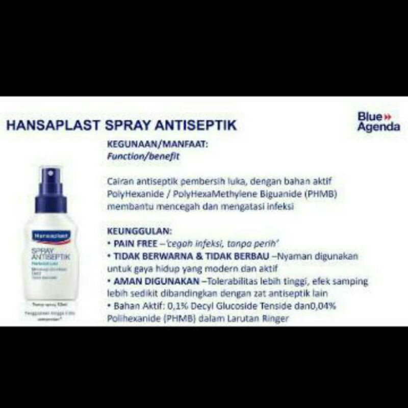 Hansaplast Spray Antiseptik/Salep Luka 20GR - 50 ML