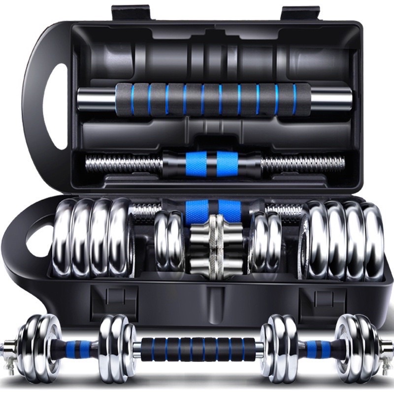 Yntshopp KHUSUS GOSEND Dumbell / Barbel Set Chrome 20KG / 30KG merek YORK + BOX