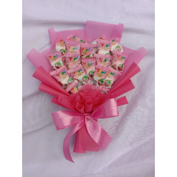 Buket Yupi Mini Buket permen buket mini buket yupi premium buket Snack buket bunga flower hampers hadiah