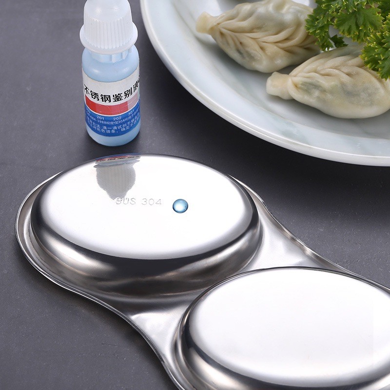 Mangkok saus sambal stainless stell bahan tebal tempat kecap anti karat
