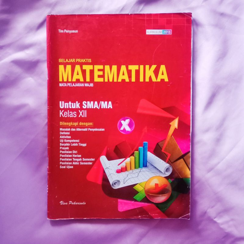 Preloved Buku LKS Matematika Wajib Kelas 12 K13 Viva Pakarindo