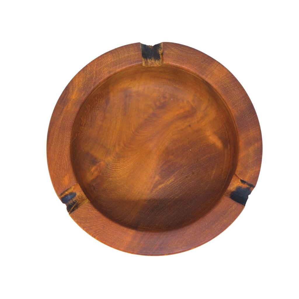 ASBAK ROKOK BULAT KAYU ULIN