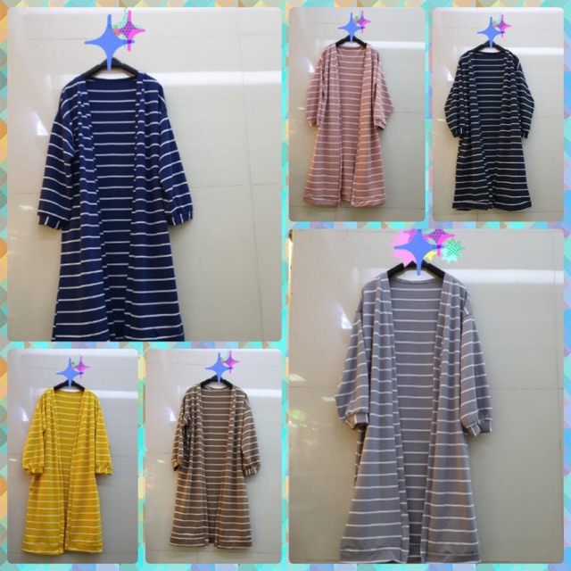 Long Cardi Import Outer Panjang Casual Premium