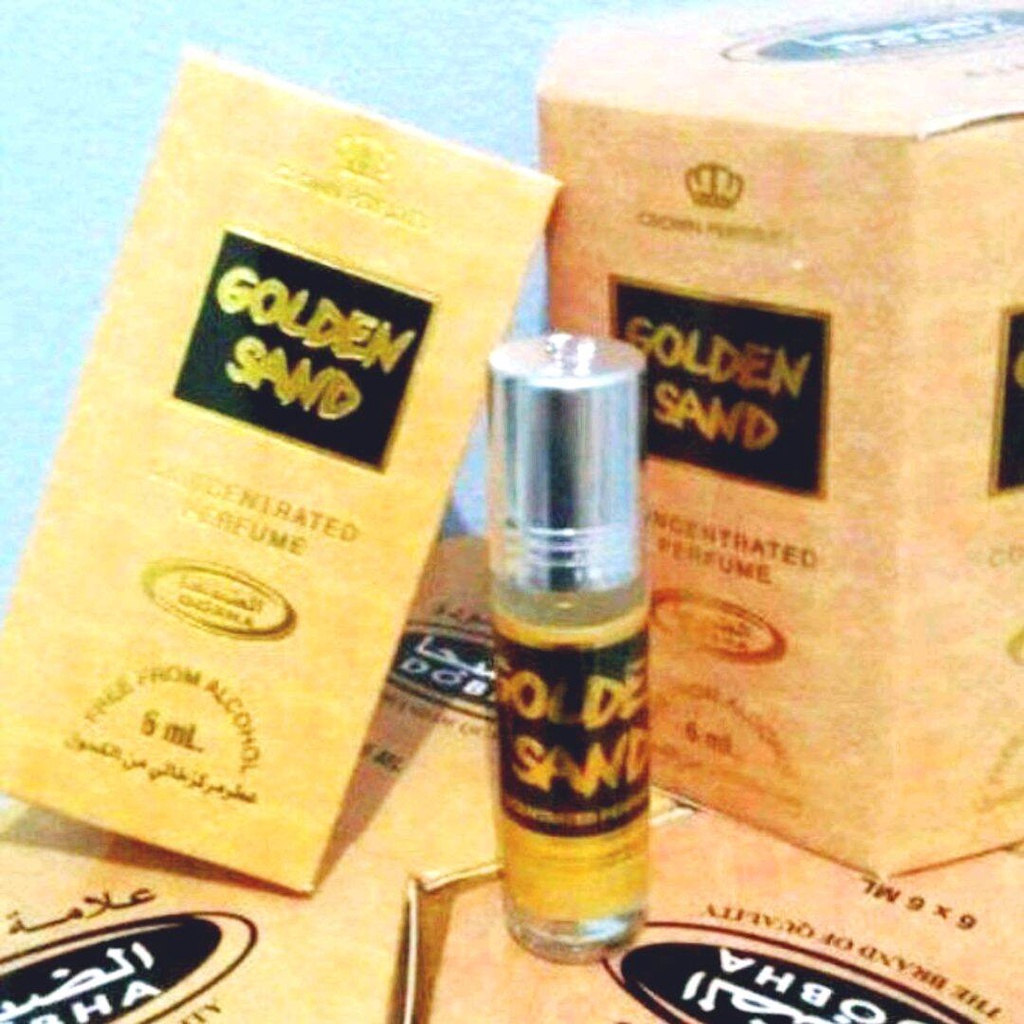 Minyak Wangi GOLDEN SAND Parfum DOBHA 6ml Roll On Non Alkohol