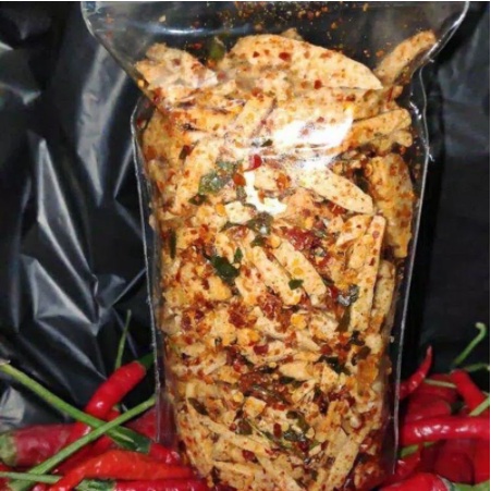 

✔️Splash⚡ BASRENG STIK PEDAS AROMA DAUN JERUK BERAT 100 GRAM Basreng Baso goreng Basreng stik pedas basreng kering cabe asli daun jeruk