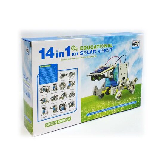 Mainan Edukasi DIY 13 in 1 Solar Robot Kit / Solar Toys 13 in 1