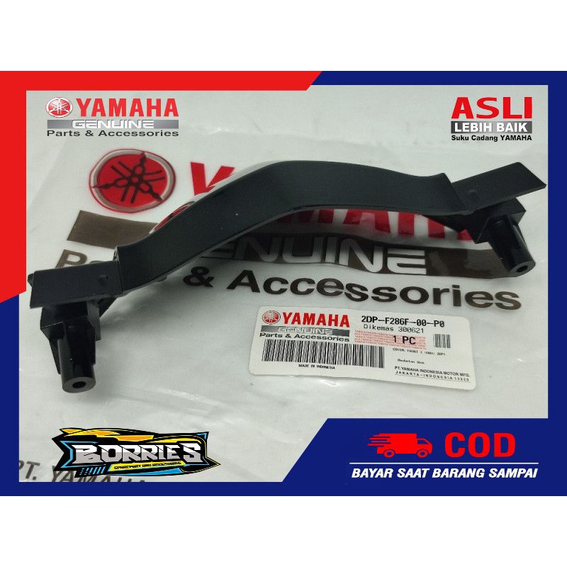 cover front panel sambungan tameng dpn bagian bawah hitam Nmax N max 150 2DP-F286F-00-P0 asli Yamaha