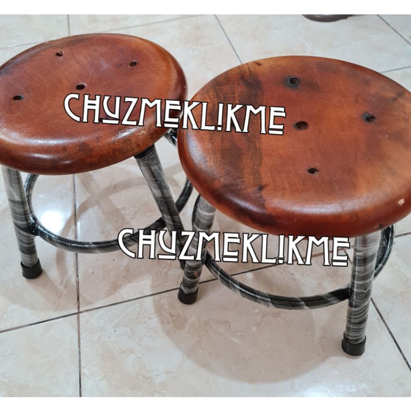 Kursi kayu jongkok 25 cm/kursi kayu besi 2530 cm/kursi besi pendek 25 cm