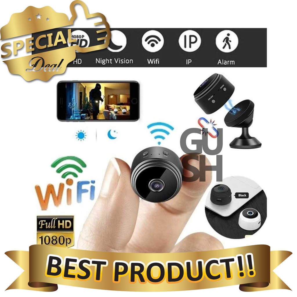 Kamera Pengintai Mini - Mini CCTV WiFi IP Camera CCTV 1080P