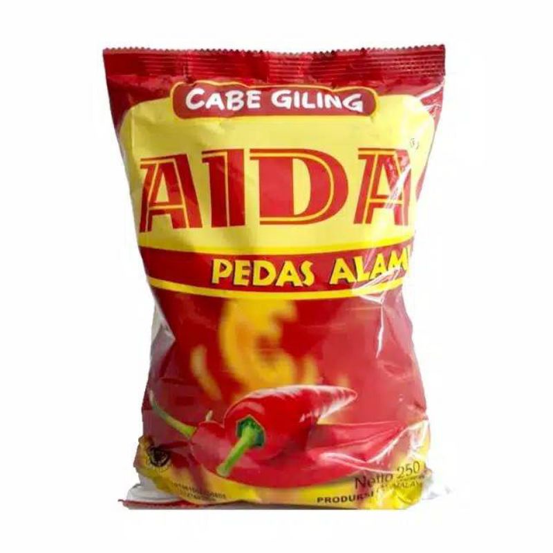 

cabe giling AIDA pedas alami 250gr