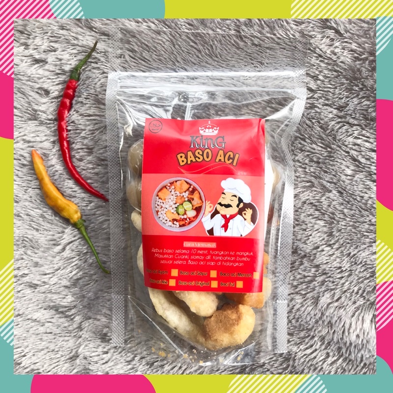 

[ KEMASAN BESAR ] BASO ACI KING | BASO ACI MURAH