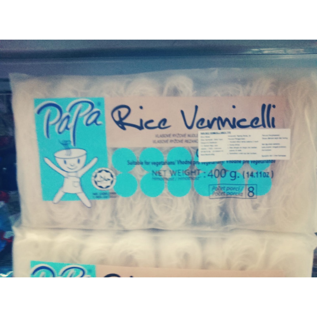 

PAPA Rice Vermicelli Brick Type - 400 gr [KS]