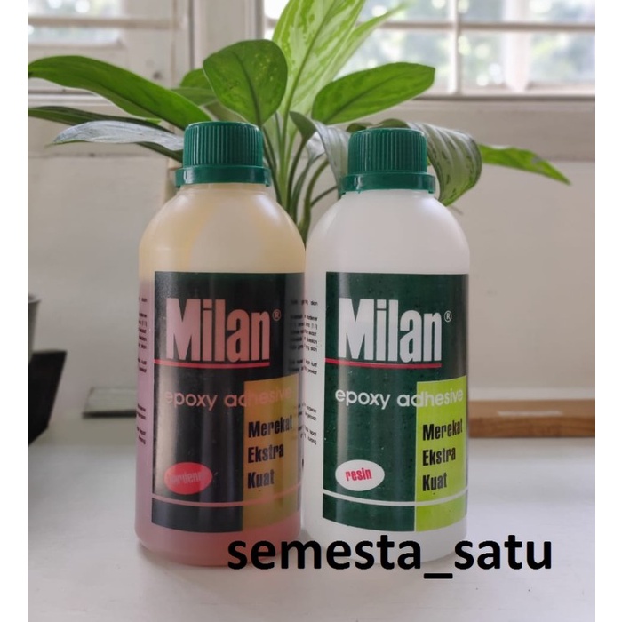 Lem epoxy milan epoxy adhesive set resin dan hardener