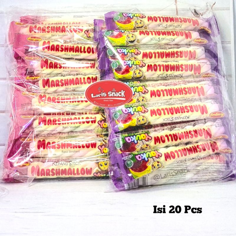 

Permen Marshmallow Youka Kepang Ranjani (1 pak isi 20)