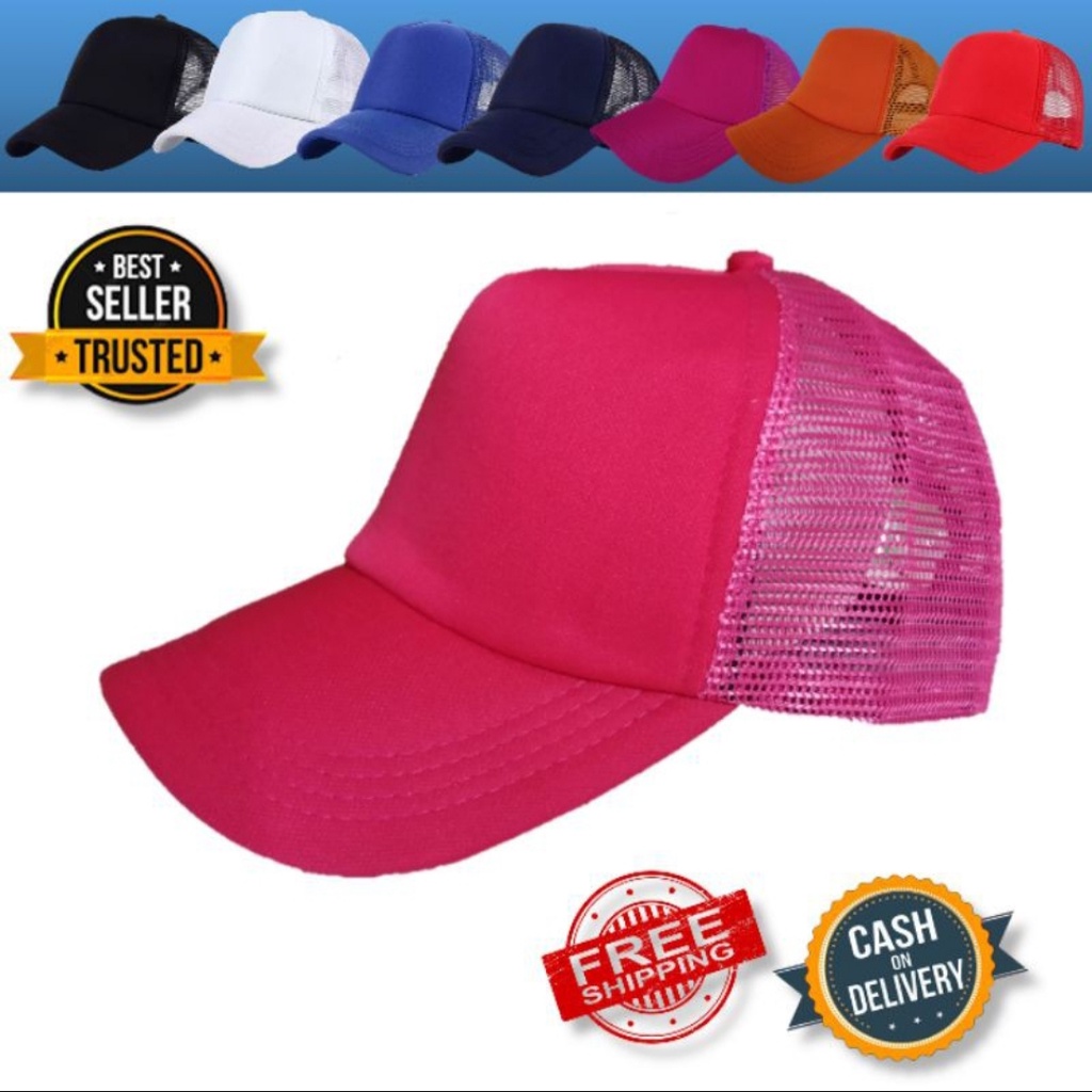 TOPI JARING POLOS PRIA/WANITA