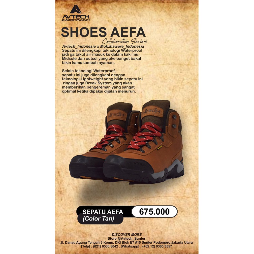 SEPATU GUNUNG AVTECH AEFA