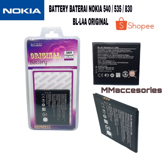 BATTERY ORI 99 NOKIA X / BYD BN-01/ BATTERY NOKIA XL BN-02