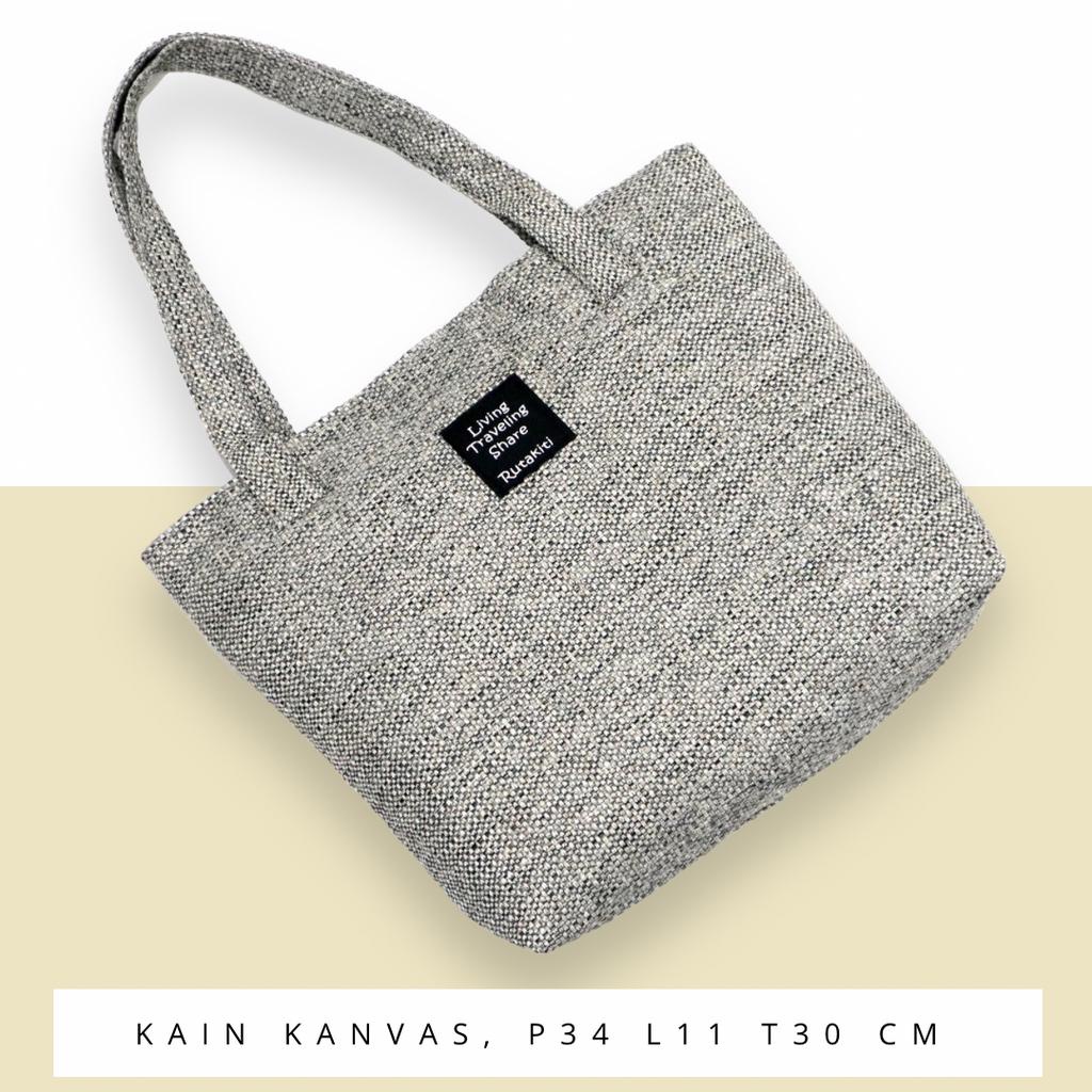 NEVSET TOTEBAG KANVAS BAG CANVAS LOKAL INDONESIA TAS WANITA MURAH SEMARANG GROSIR COD SIS