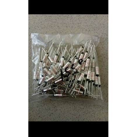 thermofuse ac 250vol 10amper 155derajat jual per/1pak isi 100pcs