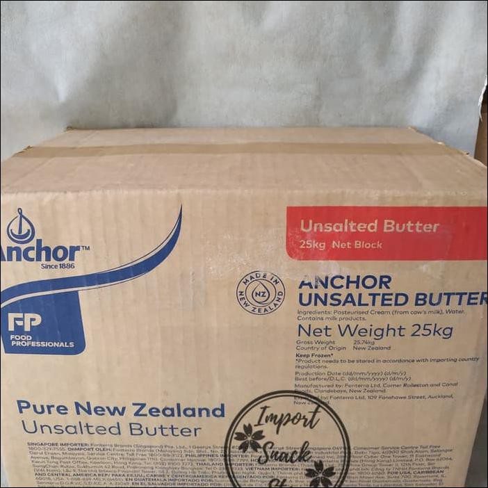 

BUTTER ANCHOR UNSALTED RETAIL / ANCHOR BUTTER UNSALTED 1 KG