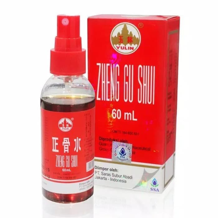 ZHENG GU SHUI 60 ML SPRAY / MINYAK GOSOK ZHENG GU SHUI SPRAY 60 ML