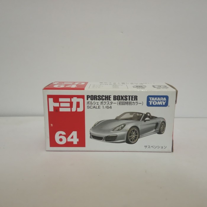 Tomica No 64 Porsche Boxster diecast mobil sport takara tomy reguler