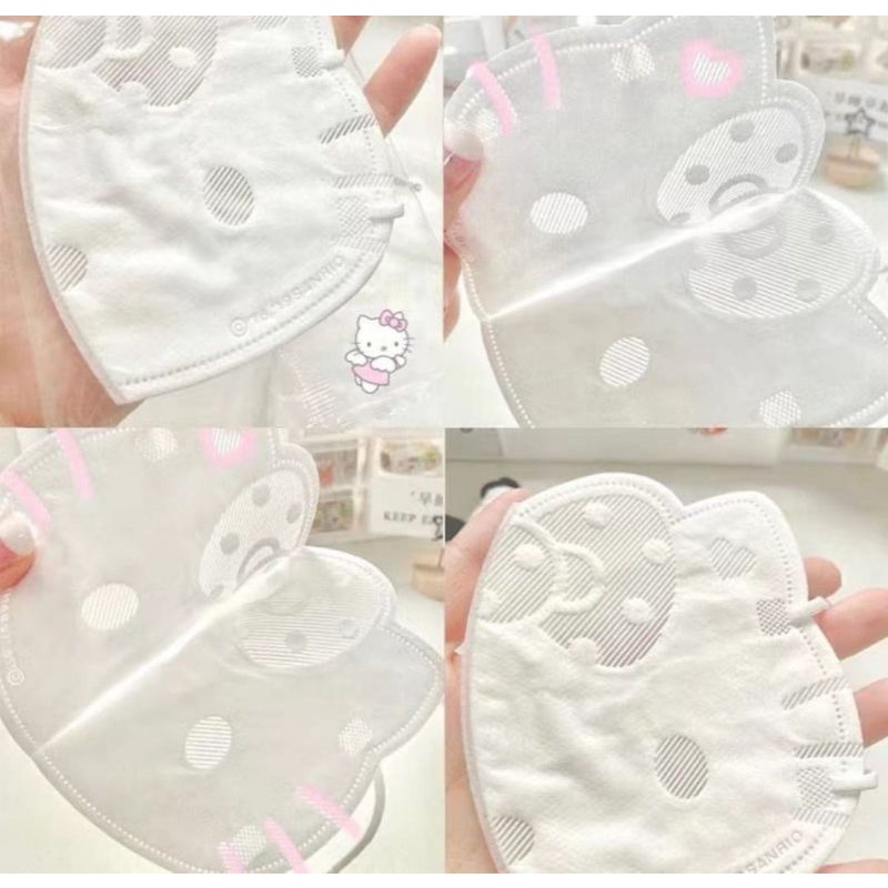 [MURAH] masker duckbill Sanrio Hellokitty isi 10/Masker Fashion Hellokitty Anak-Anak sampai Dewasa 4ply