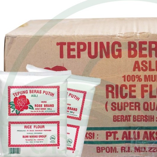 Tepung Beras Rose Brand 500gr Per 1 Dus Isi 20 Pcs